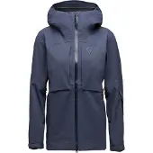 Black Diamond W Factor Shell, Top pour femmes, 0038 Charcoal, M, , AP7461080038MED1