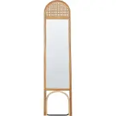 Beliani Miroir sur pied Brussey 170 cm en rotin naturel Lumarko !