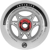 Powerslide Roues Infinity RTR avec roulements Abec 9 (4pcs), 80, 85A