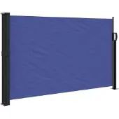 vidaXL Store latéral extensible bleu 117x300 cm
