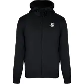 SikSilk Veste de survêtement 'Essential' noir / blanc
