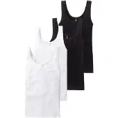 Schiesser Haut ' Cotton Essentials ' noir