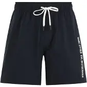 Marc O'Polo Shorts de bain 'Olmen Essentials' bleu nuit / blanc