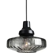 Design By Us Suspension , New Wave Optic, dimmable, Gris, Salon / séjour, Aluminium, Design