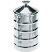Alessi Cb03 Food Container Argenté