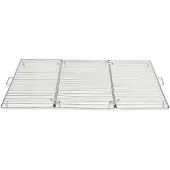 Patisse grille de refroidissement pliable en acier inoxydable 46x32cm P01323