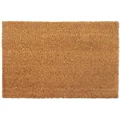 vidaXL Tapis de porte naturel 50x80 cm fibre de coco touffeté