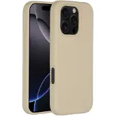 Accezz Coque Liquid Silicone avec MagSafe Apple iPhone 16 Pro - Stone