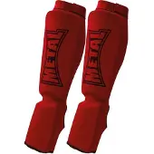 Metal Boxe Protège tibias pieds Métal Boxe-Protège Tibias-Pieds Rouge - S (MB153SR)-
