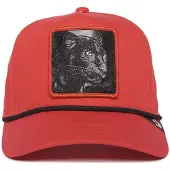Goorin Unisexe, Casquette, . Black Panther 100 Red Snapback Cap - 101-1108, Rouge, (Taille unique)