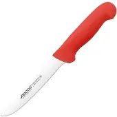 Arcos Couteau à désosser couleur - Prof 294522 en acier inoxydable nitrum et mangue lame ergonomique en polypropylène rouge et 16 cm de lame, vitrine