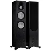 Monitor Audio Enceinte colonne Silver 500 7G Chêne noir Vendue à l'unité