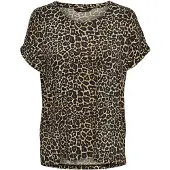 ONLY T-shirt 'ONLMoster' marron / cappuccino / noir