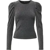 ONLY Top Rich Glitter Puff Femmes