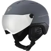 Rossignol - Casque de ski/snowboard à visière - Fit Visor Impacts Photoch Grey en Matières Recyclées - Taille S/M - Gris