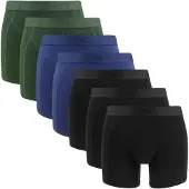 Bamboo Basics Boxers Rico Homme (Lot de 7)