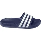 Adidas Mule 'Adilette Aqua' bleu foncé / blanc