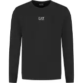 Emporio Armani Sweat-shirt noir / blanc