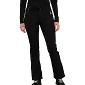 Luhta - Pantalon de ski imperméable - Joentaus Noir pour Femme en Softshell - Taille 38 FI