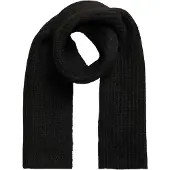 Superdry pour femme. W9310052A Écharpe côtelée Essential noire (OSFA), Casuel, Nylon