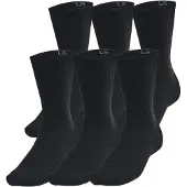 Under Armour Essential Crew Socks 6 Pairs Noir EU 36 1/2-42 Homme