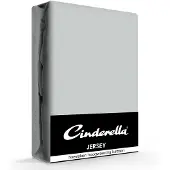 Cinderella Drap housse Cinderella Light Grey (Jersey)-80/90 x 210/220 cm