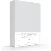 Romanette Drap Romanette Gris Clair (Coton)-150 x 250 cm (1-personne)