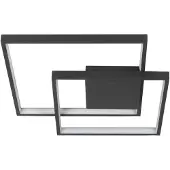 Highlight Plafonnier design Piazza noir 42 x 41cm