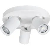 Highlight Spot en saillie Oliver 3 lumières blanc mat