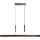 HerzBlut Lampe suspendue Leonora 121 cm - noyer huilé