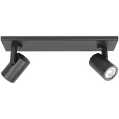 Highlight Spot monté en surface Halo Spot Noir 2 lumières droit