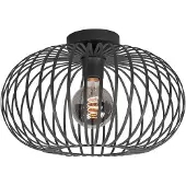 Highlight Plafonnier Bolato noir Ø 38cm