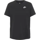 Nike T-shirt 'Club Essential' noir / blanc