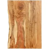 vidaXL Plateau de lavabo de salle de bain en bois massif d'acacia 80x52x2,5 cm