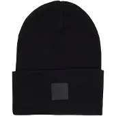 BOSS Bonnet en coton avec étiquette logotée