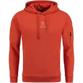 Key Largo Sweat-shirt 'MEMBERSHIP' orange / blanc