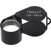Byomic Loupe à une vue Triplet BYO-IT1018 10x18mm - Grossissement précis