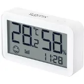 Sygonix Thermo-hygromètre avec appli mobile, Thermomètre + hygromètre, Blanc