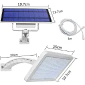 LumenXL Applique solaire extérieure avec capteur - Brent
