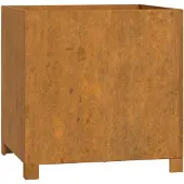 vidaXL Jardinière avec pieds Rouillé 50x50x50 cm Acier corten