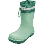 Playshoes Bottes en caoutchouc menthe / sapin / blanc