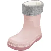 Playshoes Bottes en caoutchouc gris chiné / rose