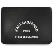 Karl Lagerfeld Sleeve Klcs133Rsgsfbk 13Czarny/Black Saffiano Rsg