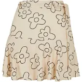 Urban Classics Jupe beige / noir