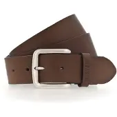 Mustang Ceinture brun foncé / argent
