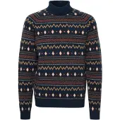Blend Pull-over beige / bleu marine