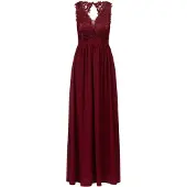 Kraimod Robe de soirée bordeaux