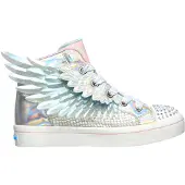 SKECHERS Twinkletoes: Twi-Lites 2.0 Sneakers Hoog - Zilverkleur - Maat 30