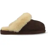 Shepherd Pantoufle crème / brun foncé