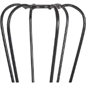 Beliani Porte-manteau en acier noir ORDWAY